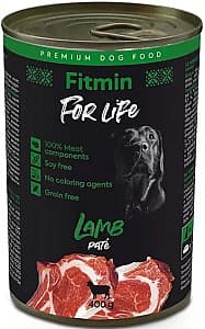 Hrană umedă pentru câini Fitmin For Life Lamb Pate 400g