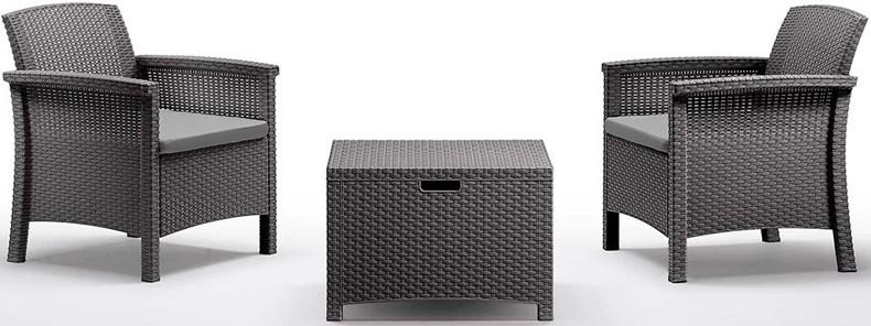 Set mobila de gradina BICA Venezia Terrace (Graphite)