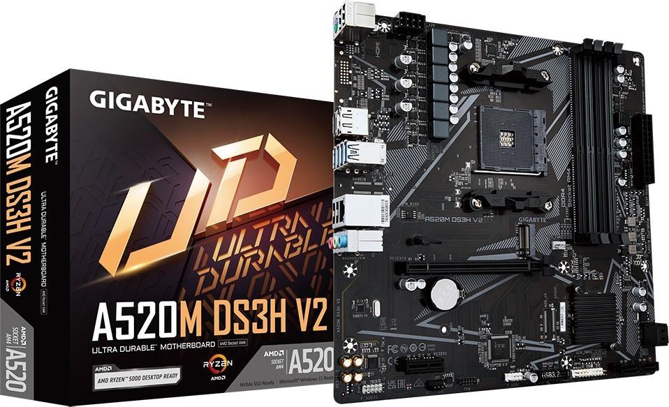 Материнская плата Gigabyte A520M DS3H V2