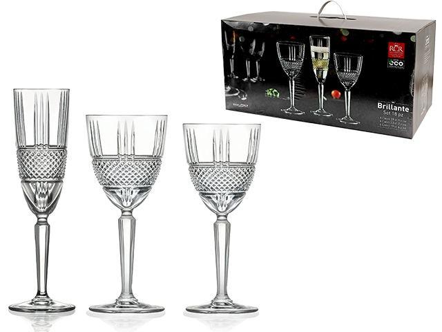 Стаканы RCR Brilliante 18 шт