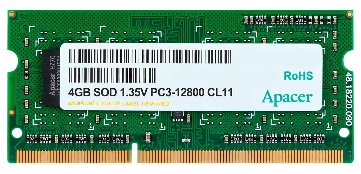Memorie operativa RAM Apacer AS04GFA60CATBGJ 4GB DDR3-1600MHz