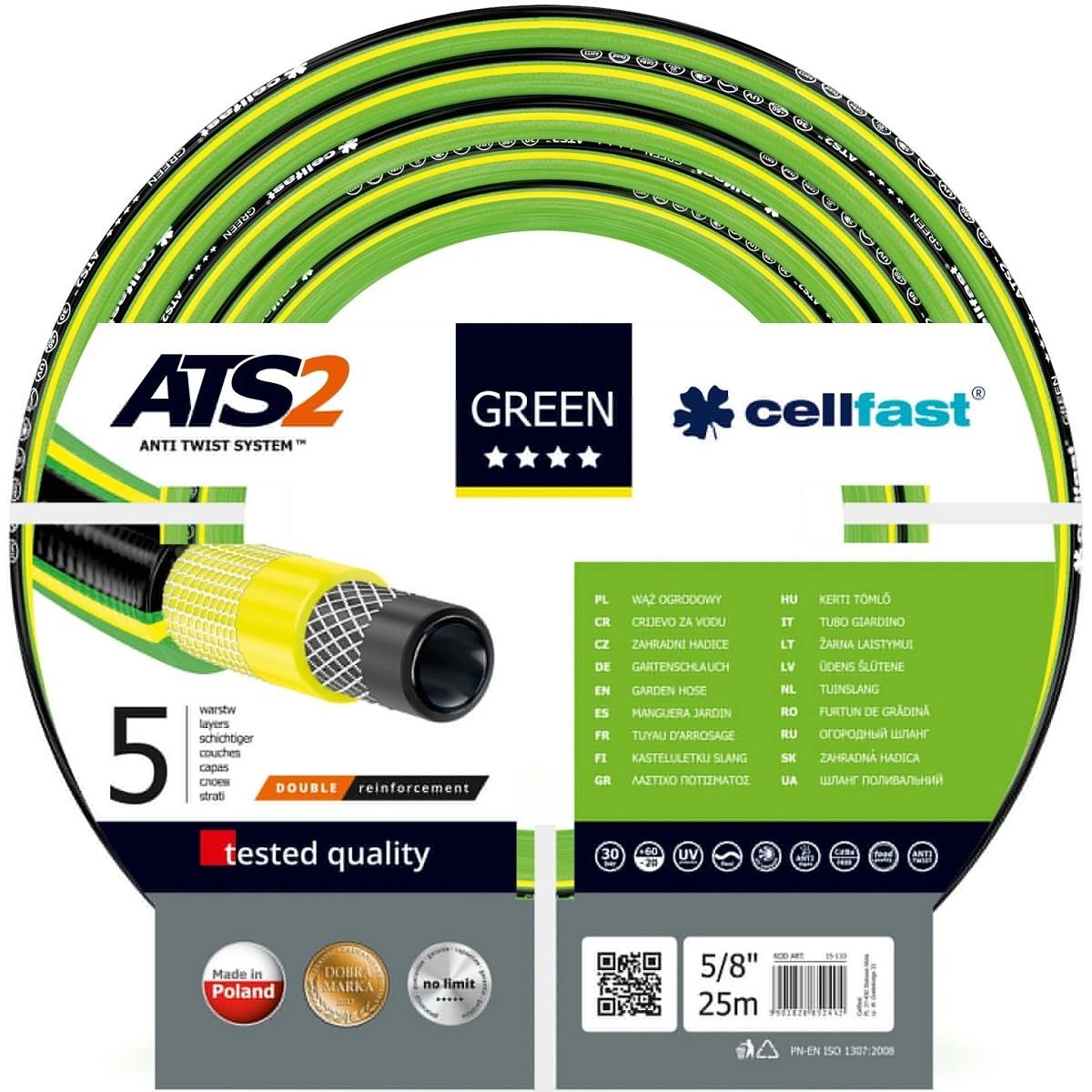 Шланг для полива Cellfast Green ATS 2 25m (34835)