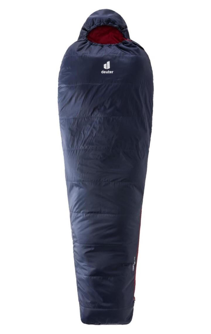 Sac de dormit Deuter Dreamlite left navy-cranberry