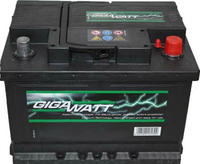 Аккумулятор GigaWatt 52AH 470A(EN) (S4 002)