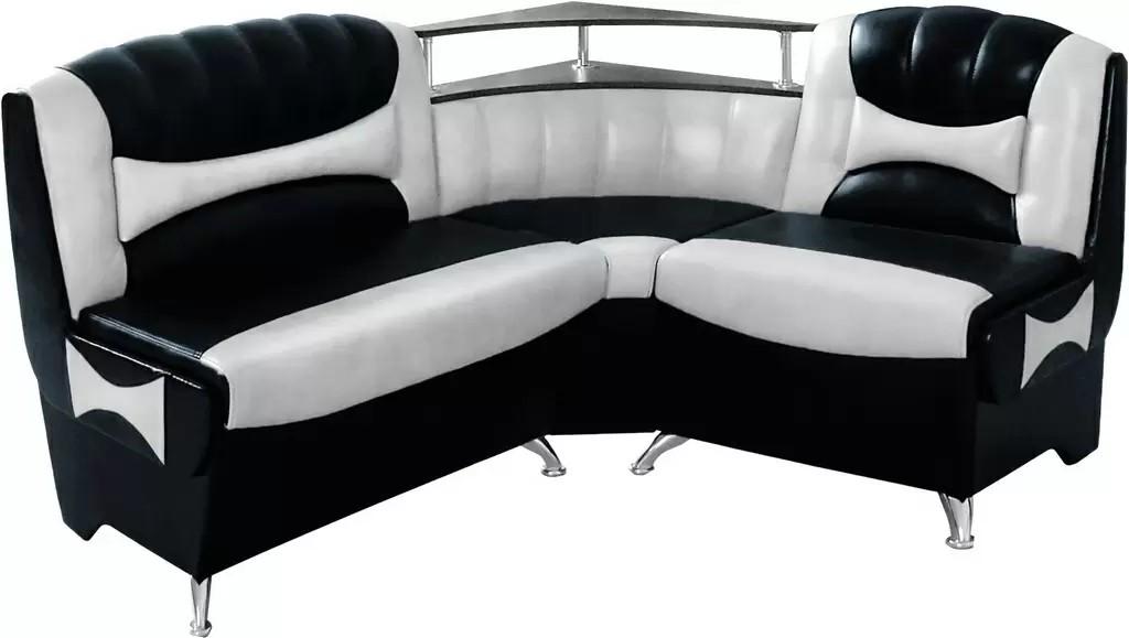 Coltar bucatarie Modern Samba 2230/2300 Negru/Alb
