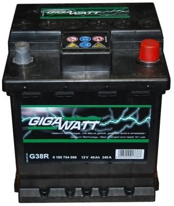 Аккумулятор GigaWatt 40AH 340A(EN) (S4 000)