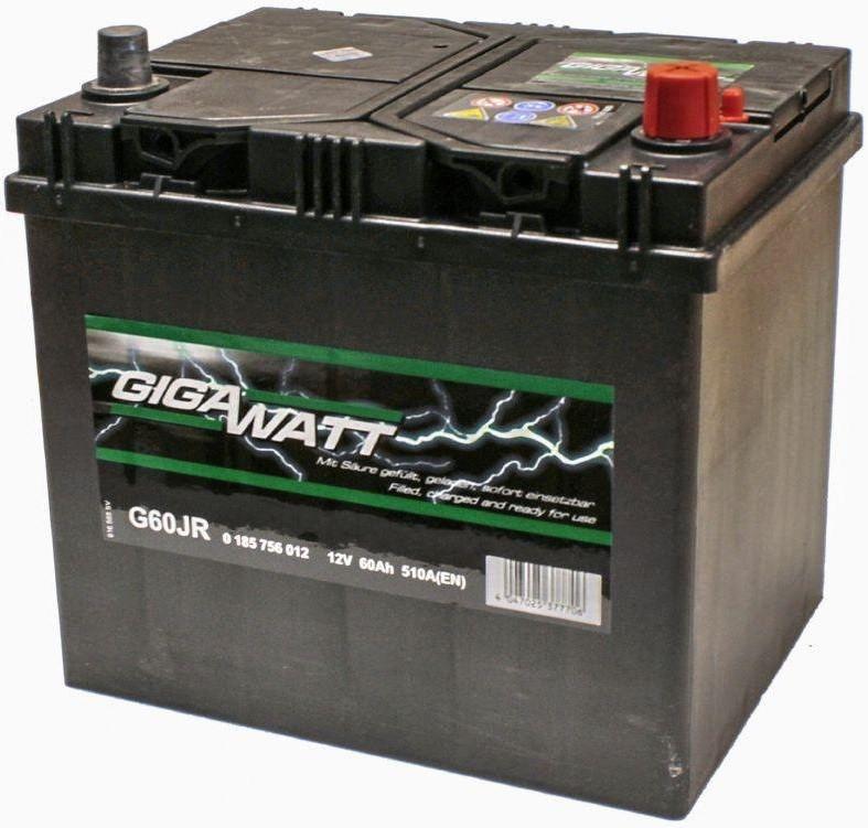 Аккумулятор GigaWatt 60AH 510A(EN) (S4 024)