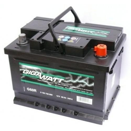 Аккумулятор GigaWatt  60AH 540A(EN) (S4 004)