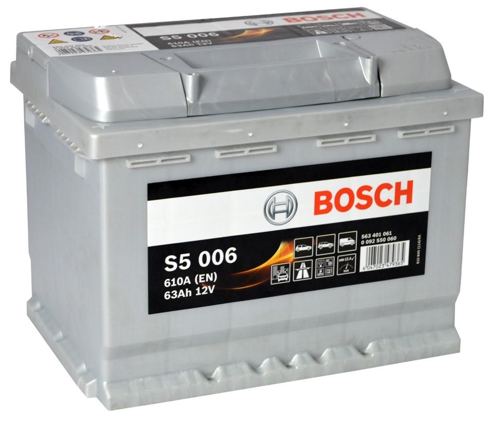 Аккумулятор Bosch 63AH 610A(EN) (S5 006)