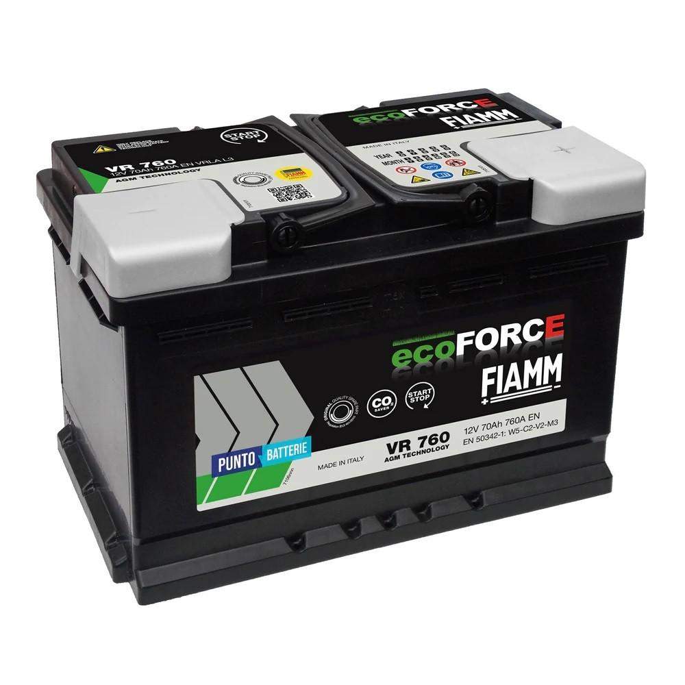 Аккумулятор Fiamm ECOFORCE AGM VR760 760A 70AH P+ (7906200)