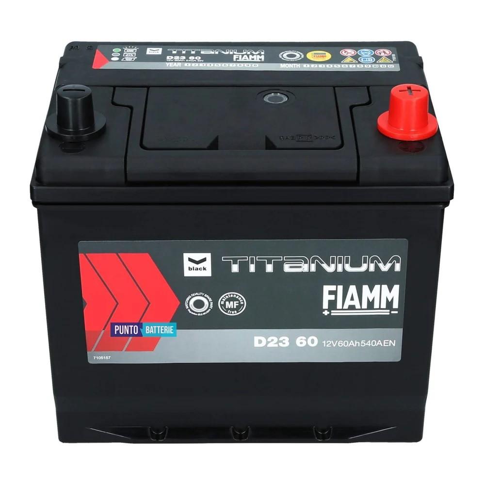 Аккумулятор Fiamm Black Japan D23 540A 60AH P+ (7905180)