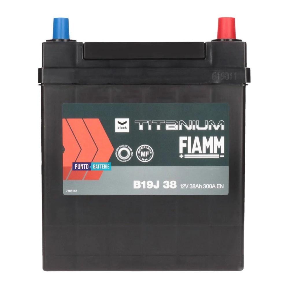 Аккумулятор Fiamm Black Japan B19J 300A 38AH P+ (7905161)