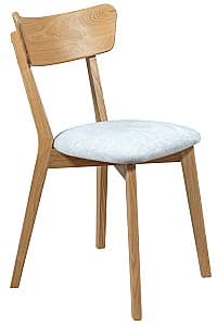 Деревянный стул MobiCasa Urbano Натуральный(Коричневый)/Topaz 90(Белый)