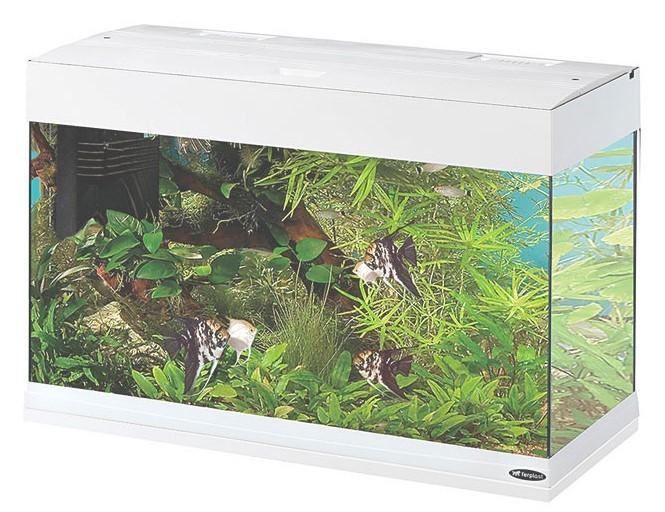 Acvariu Ferplast DUBAI 80 LED alb