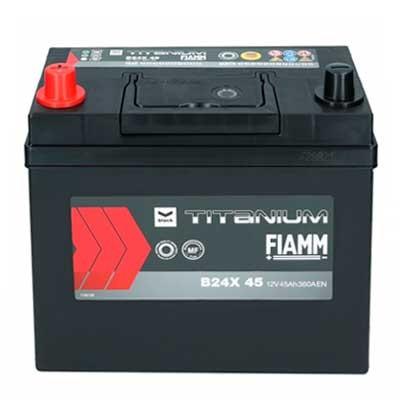 Аккумулятор Fiamm Black Japan B24JX 45Ah L+ 360A узкая клема 237x128x225