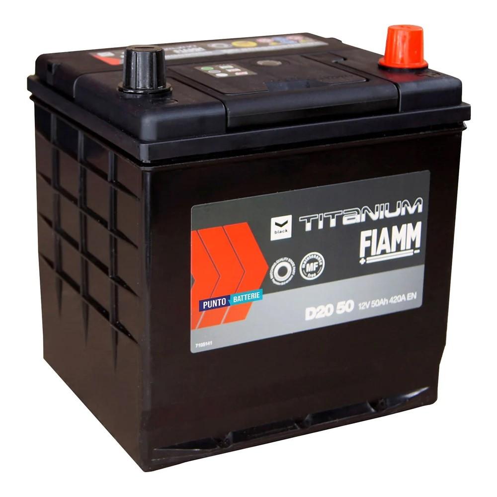 Аккумулятор Fiamm Black Japan D20 420A 50AH P+(7905174)