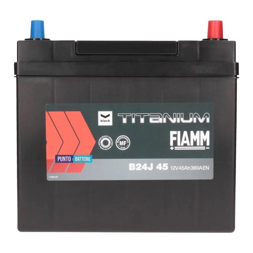 Аккумулятор Fiamm Black Japan B24J 360A 45Ah P+ (7905172)