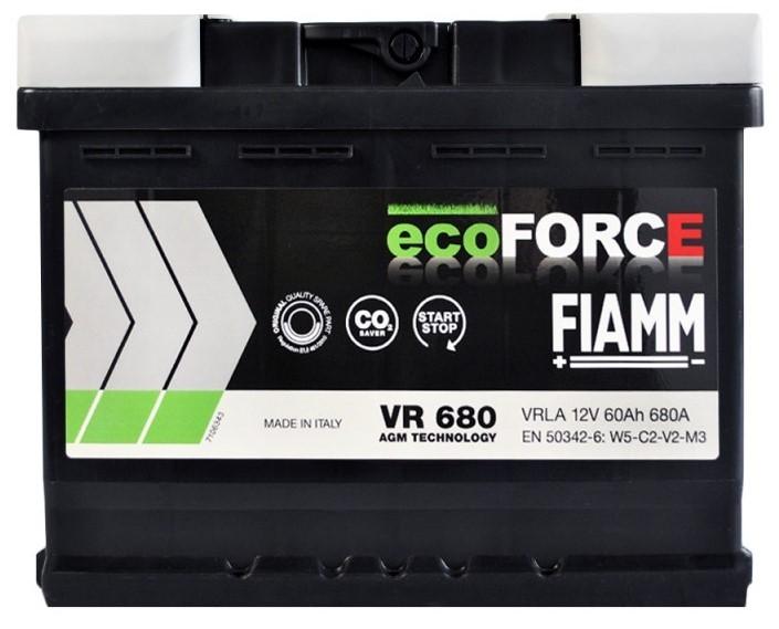 Аккумулятор Fiamm Ecoforce AGM VR680 60AH P+ (7906199)