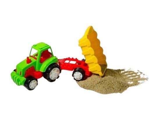 Спецтехника Burak Toys Трактор с суперприцепом 04542