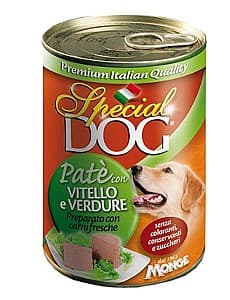 Hrană umedă pentru câini Special Dog Pate with veal and vegetable 400gr