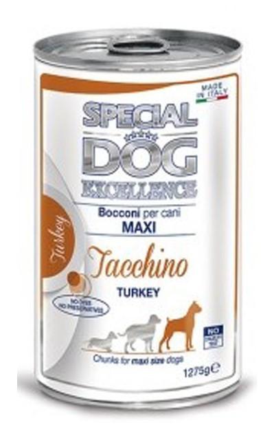 Влажный корм для собак Special Dog EXCELLENCE CHUNKIES MAXI ADULT TURKEY 1275gr