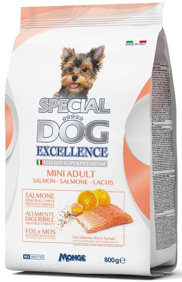 Сухой корм для собак Special Dog EXCELLENCE MINI ADULT SALMON 800g