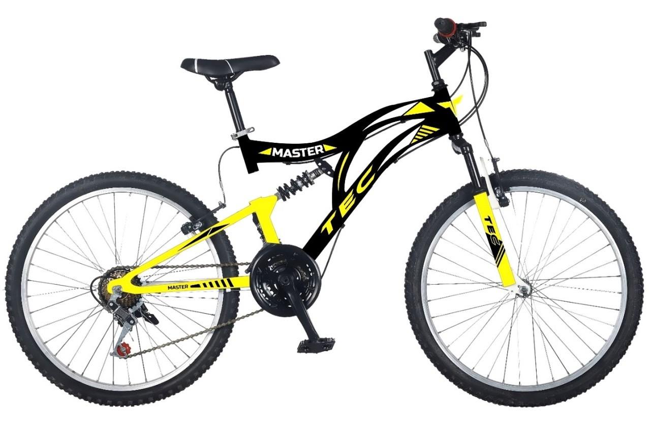 Bicicleta Belderia Tec Master 20 Black/Yellow