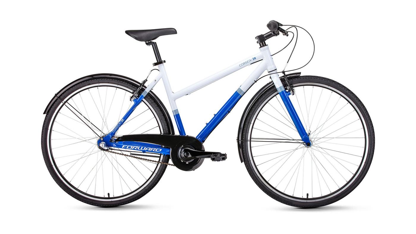 Bicicleta de oras Forward Corsica 28 White/Blue