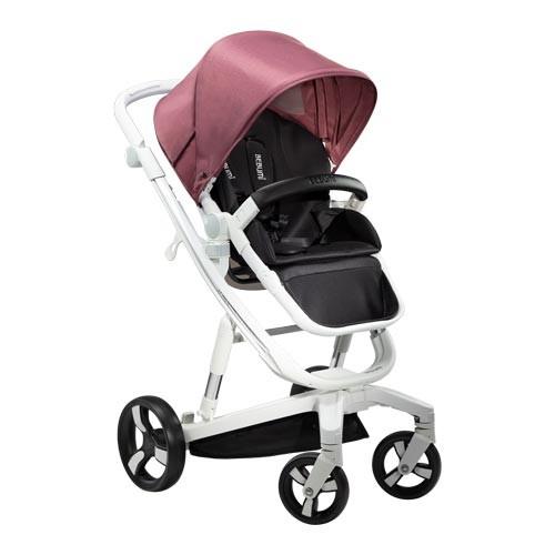 Прогулочная коляска Bebumi Space White (Gabardine Pink)