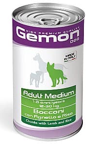 Влажный корм для собак Gemon MEDIUM ADULT LAMB/RICE 1250gr