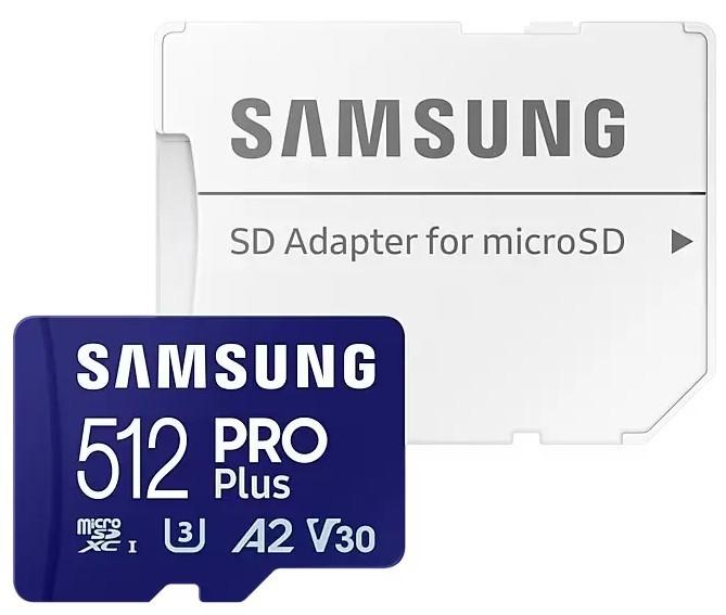 Карта памяти Samsung PRO Plus MicroSD (MB-MD512SA/KR)