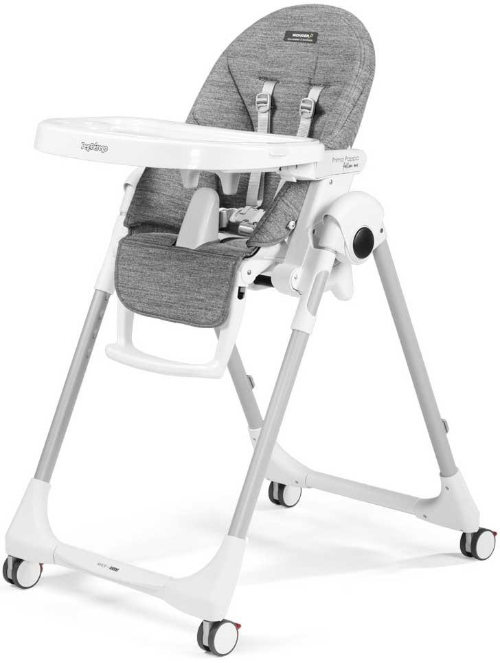Стул трансформер для кормления Peg Perego Prima Pappa Follow Me Wonder Gray