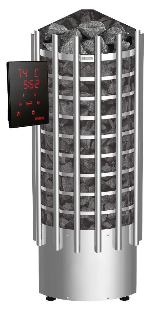 Soba HARVIA Glow Corner TRC70XE Steel