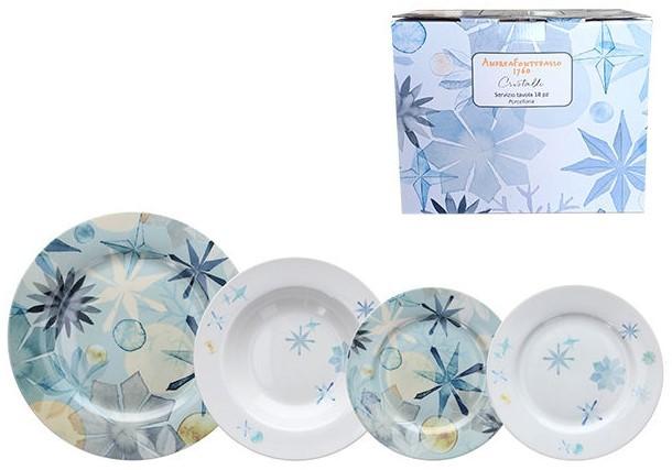 Набор посуды Andrea Fontebasso 1760 Cristalli 18 шт (31890)