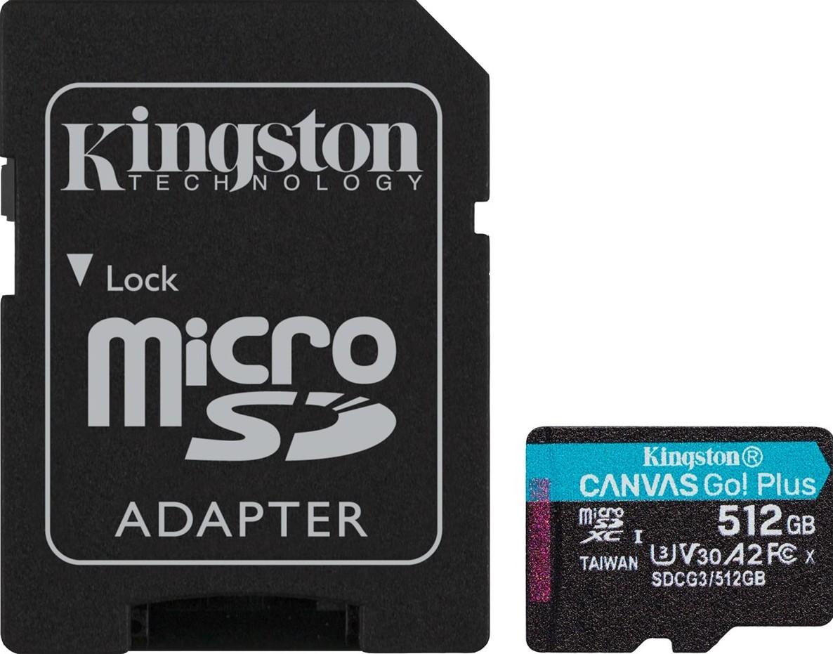 Карта памяти Kingston Canvas Cangas Go Plus 512GB (SDCG3/512GB)