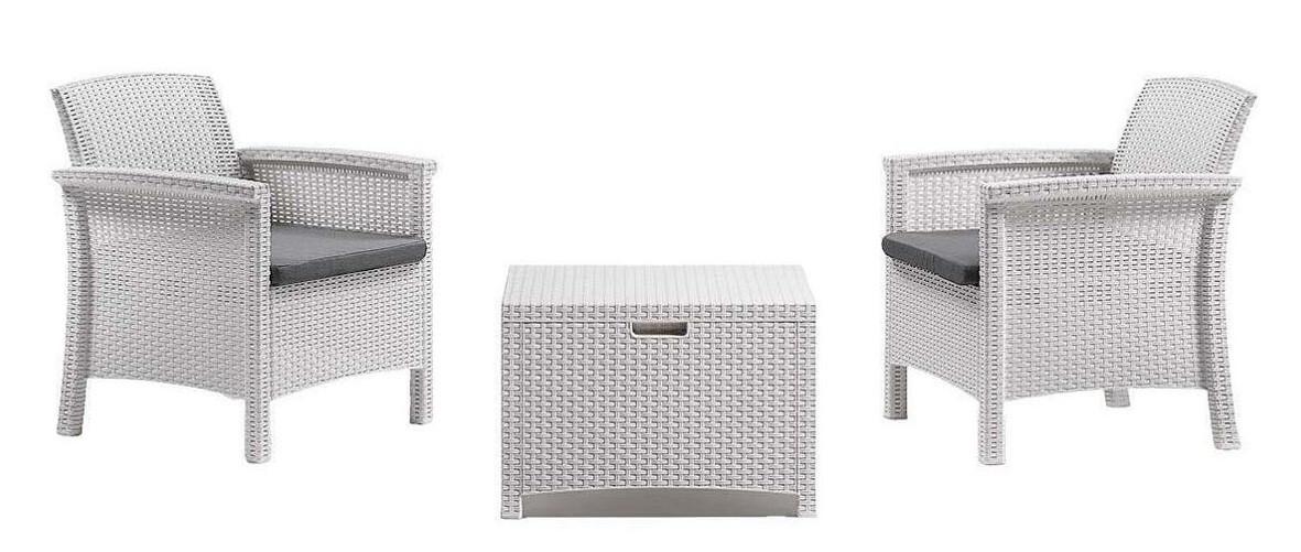 Set mobila de gradina BICA Venezia Terrace Alb