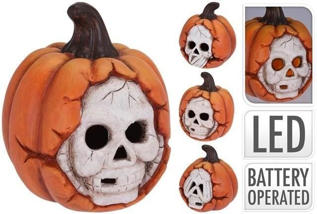 Декоративные украшения Halloween Тыква с черепом (42487)