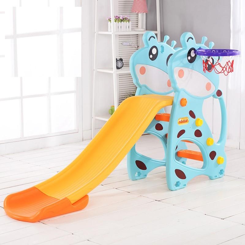 Tobogan copii Fradelly Giraffe Blue HBS18045