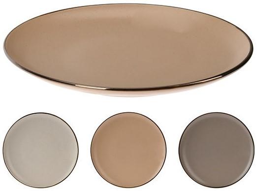 Тарелка Metallic Rim (51356)