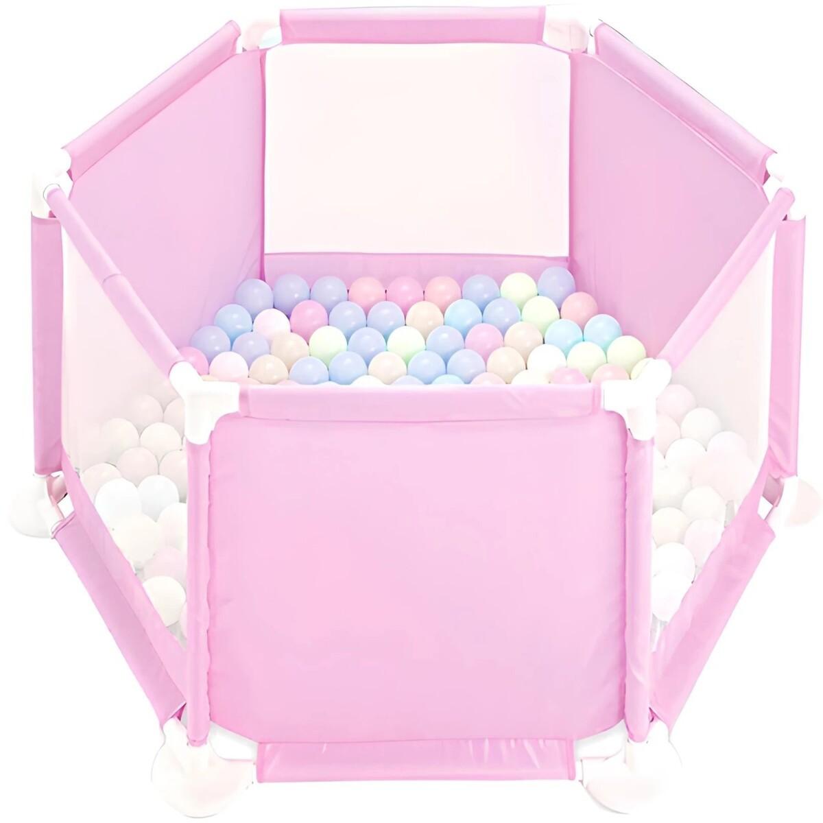 Манеж 4Play Happy Game Pink