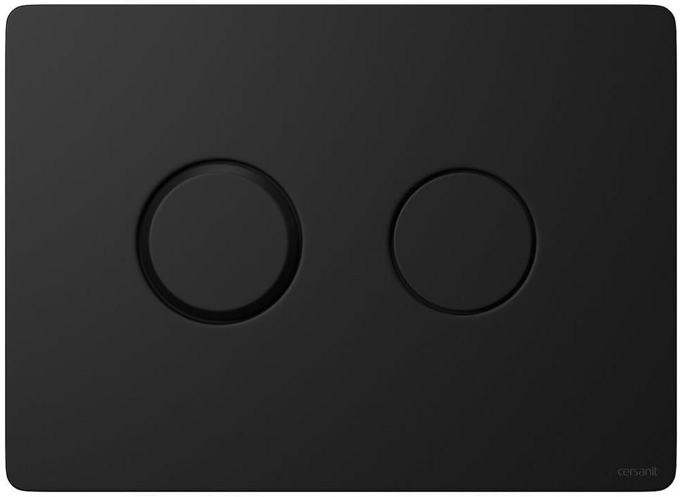 Клавиша смыва Cersanit Accento Circle Black