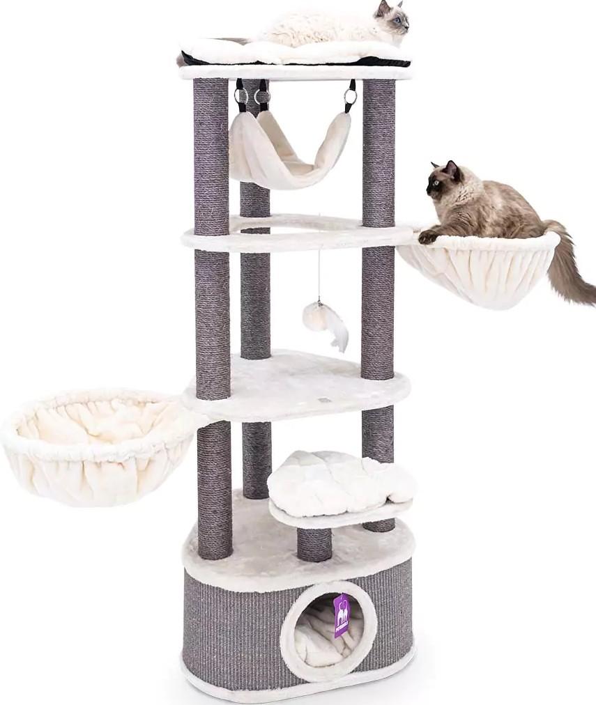Когтеточка для кошек PETREBELS Kings&Queens Catharina 160 Cream