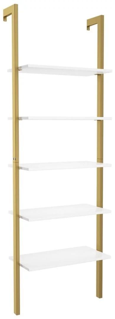 Etajera Costway JV11132GD Alb/Auriu