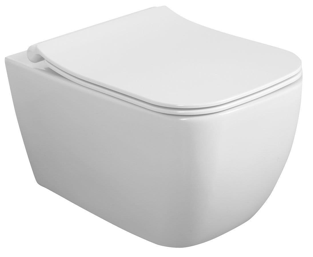 Унитаз Isvea Cubo Clear Rimless Slim