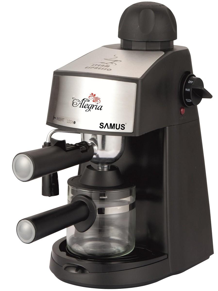 Espressor Samus Alegria Black/Inox