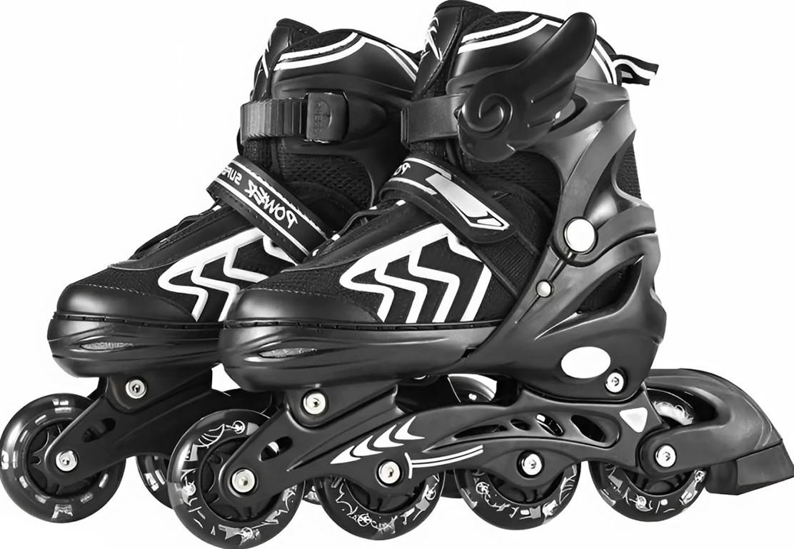 Роликовые коньки Power 9087 Black-L 39-42