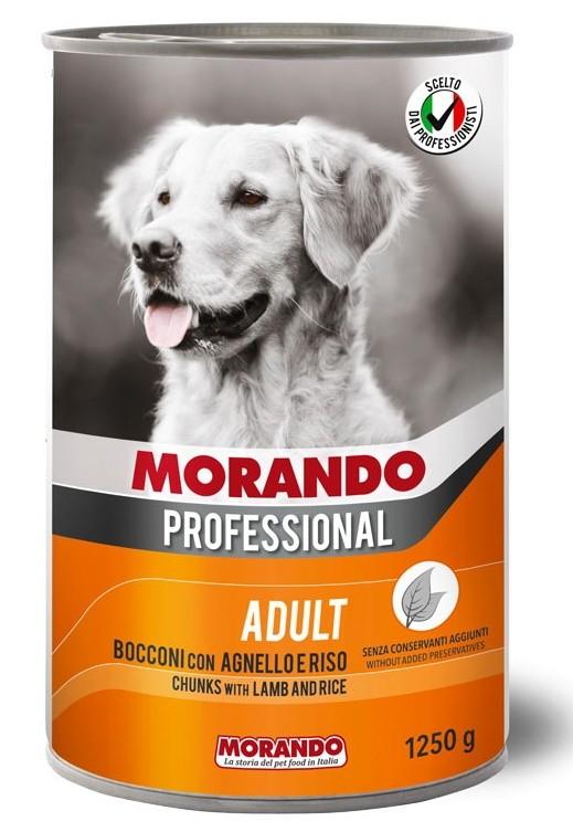 Hrana umeda pentru caini Morando Professional Adult Lamb&Rice 1250g