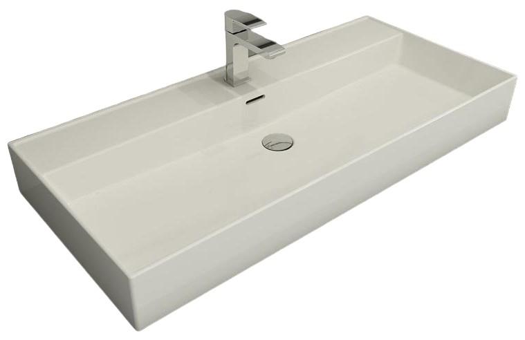 Умывальник Bocchi Milano Slim 80cm White Glossy