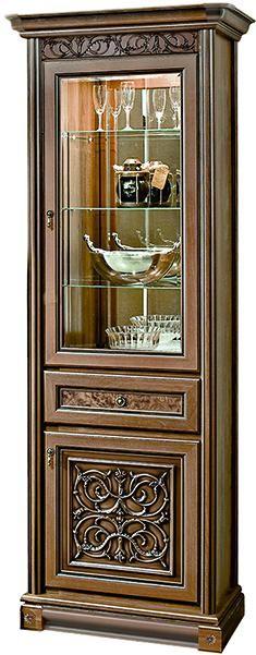 Dulap cu vitrina S-K Toscana 1D (Var2)