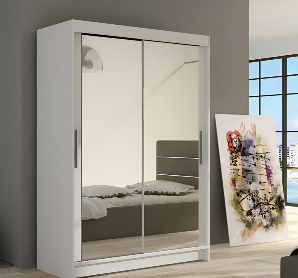 Dulap-cupe Space Meble Miami VII 120x200x58 Alb Mat